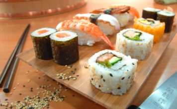 Der Sushi-Knigge, foto sushi-Knigg USA Rice