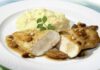 Tessiner Kastanien-Honig-Hähnchen mit Mascarpone-Parmesan-Polenta, WH 1/10