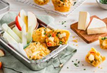 Idealer Snack: Herzhafte Muffins mit Camembert, Foto Champion