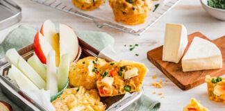 Idealer Snack: Herzhafte Muffins mit Camembert, Foto Champion