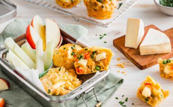 Idealer Snack: Herzhafte Muffins mit Camembert, Foto Champion