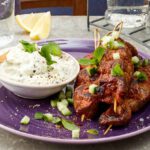 Tandoori-Spieße mit Knoblauch-Dip, foto Miere